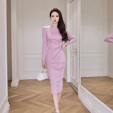 Fashion Cashmere Knitted Dress